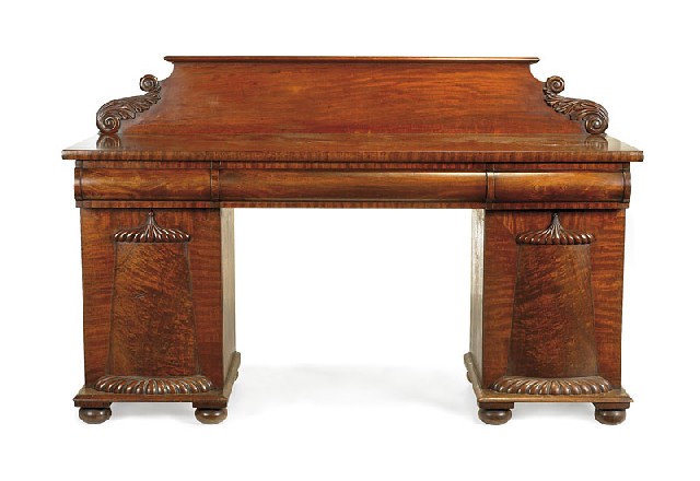 Second highest price in the sale was for this Australian colonial flamed cedar sideboard, circa 1840 (Lot 311) which sold for four times the upper estimate of $6,000 – 8,000 at $32,000 ($38,400 IBP).