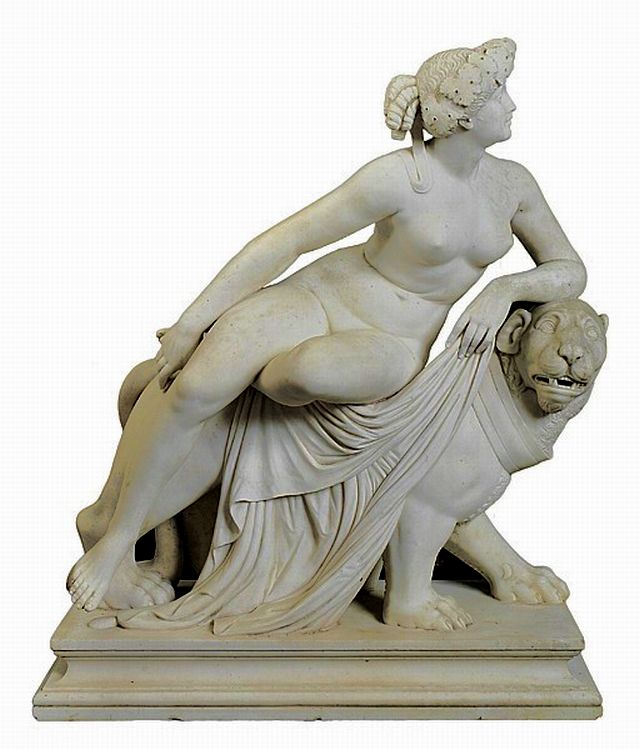 Typical of the important items in the collection is the Florentine marble statue depicting Ariadne on the Panther, signed F. Vichi, recovered in South Yarra from the backyard glass house of a well-known Melbourne interior designer, all covered in leaves and grime.