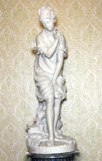Melbourne auction house E.J. Ainger Pty Ltd will auction the collection of the late Dr Peter Brew on site in Malvern on Saturday March 29. Included in the sale is a white marble statue of a young lady, by Antonio Frilli made and inscribed by the artist in 1881, on a verde marble pedestal, purchased for $58,000 from Bonhams and Goodman in Sydney.