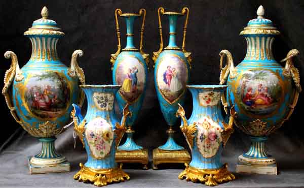 A world-class collection of 19th century French Sevres leads the charge at Christian McCann Auctions forthcoming sale from noon Sunday September 27 at 426 Burnley Street, Richmond. The Sevres collection, comprising 40 mainly ormolu mounted Celeste and Cobalt blue pieces, is unlikely to be matched in the foreseeable future. 