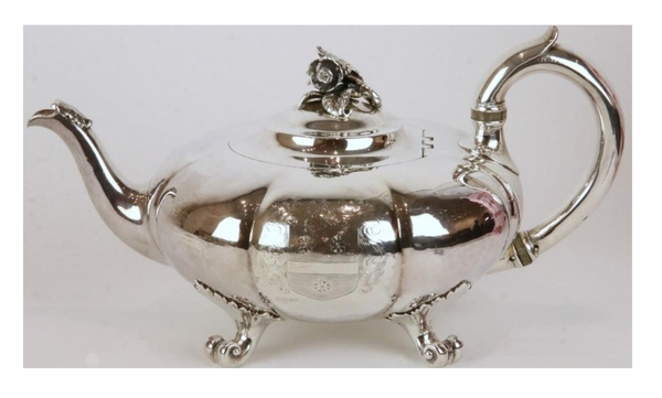 <p>Quality collectable sterling silver is a highlight of Melbourne-based Philips Auctions forthcoming timed online auction finishing from 10am Monday May 15 at 47 Glenferrie Road, Malvern. The silver is particularly notable for two 1836 pieces by famous London silversmith Paul Storr (1770-1844) &ndash; both William IV period &ndash; one a coffee pot (lot 140) and the other a teapot (lot 141), illustrated above.</p> 