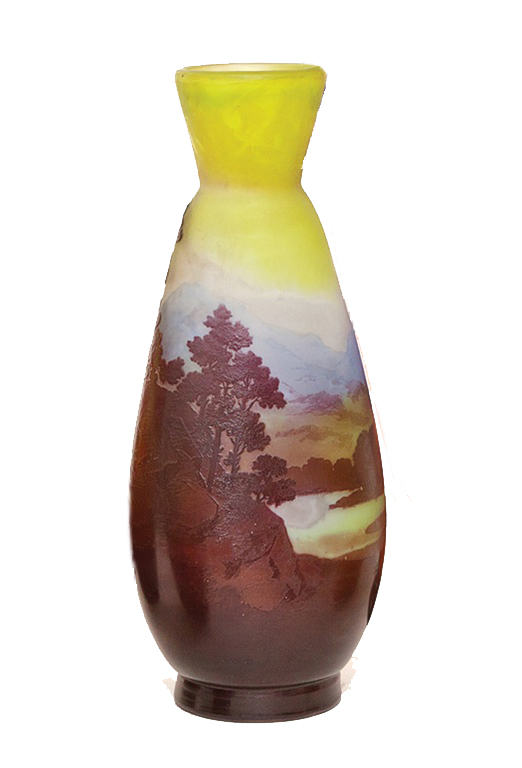 The 1900s French glass maker Emile Galle, was seemingly the biggest attraction, with the top price being $13,420 including premium for a monumental Galle mauve and lilac cameo vase which carried a $6000 to $9000 estimate.