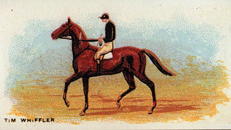 The headine sale item, the 1867 Melbourne Cup and the 1867 Queen's Plate Trophy won by the horse 
