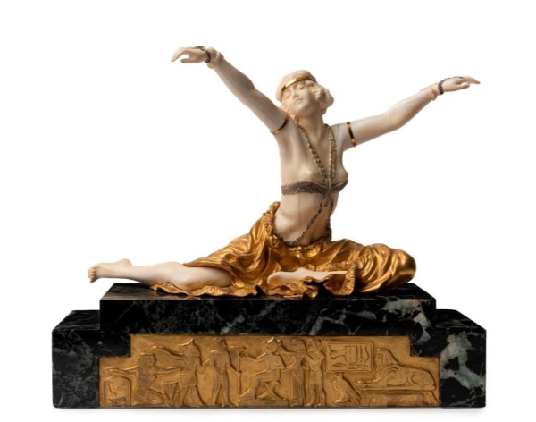 No one really batted an eye when Claire-Jeanne Roberte Colinet’s (1880-1950) Theban Dancer (lot 58) sold for $23,180 (including buyer’s premium) at Gibson’s 20th century Design auction on September 22 in Melbourne