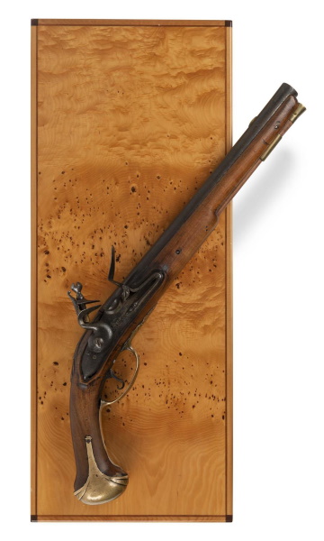 Carrying a catalogue estimate of $150,000-$250,000, the pistol is an early 18th century continental flintlock designed for a holster and was passed onto his elder sister after he was killed by natives on February 14, 1779 attempting to kidnap the Island of Hawaii's monarch, Kalani'opu'u, to reclaim a cutter stolen from one of his ships during his third exploratory Pacific voyage.