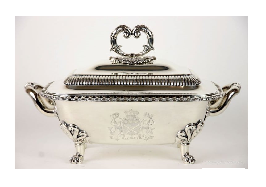 With Victorian auction houses forced by the continuing Stage 4 coronavirus lockdowns in Victoria to hold online auctions only, Philips Auctions will hold its first timed online Fine and Decorative Arts auction, which ends from 12pm Tuesday September 22. The sale includes 58 lots of sterling silver, with a 1810 George III sterling silver soup tureen (above) carrying the top estimate in this section of of $13,000-$16,000.