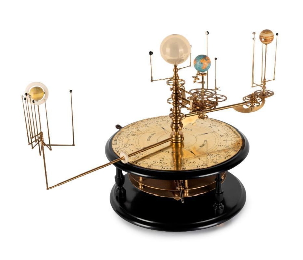 The highlight of the single owner collection of Australian, maritime and exploration memorabilia and horological collectables to be offered by Gibson’s Auctions on July 11 at their Armadale rooms is a limited edition Grand Orrery (above) that replicates the orbits around the Sun of planets in the solar system, with a catalogue estimate of $15,000-$20,000. 