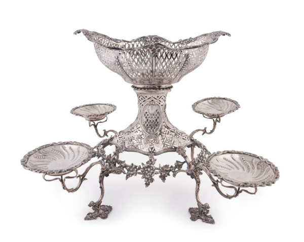 Around the time that Captain James Cook was exploring the east coast of Australia, London silversmith Emick Romer was crafting a sterling silver epergne, stunning in its beauty and now considered extremely rare. This circa 1771 epergne, estimated at $25,000-30,000 is a major highlight of Melbourne-based Leski Auctions forthcoming two-day Decorative Arts & Collectables sale on Saturday August 14 and continuing on Sunday August 15 at their Armadale rooms. 