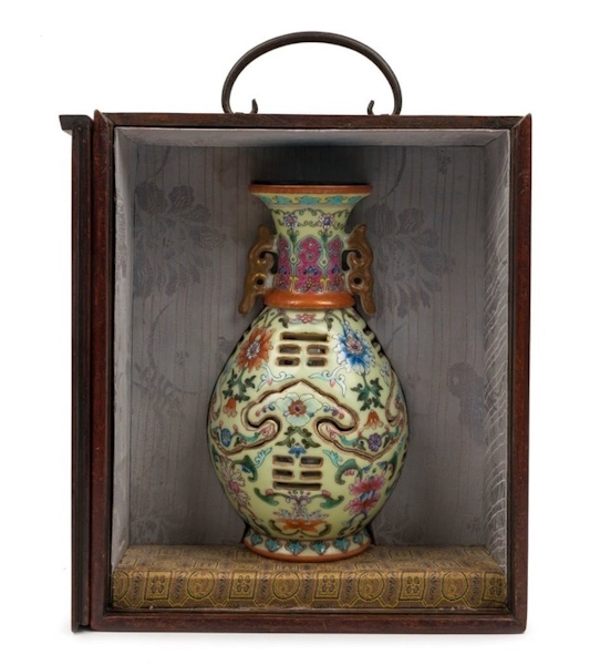 <p>Auction goers did not need much persuasion to snap up many of the items at Melbourne-based Leski Auctions &ldquo;An Eye for Beauty&rdquo; private collection sale on July 22 and 23 with an antique 19th/20th century Chinese reticulated segmented porcelain vase housed in its original fitted box (lot 390) bringing the top hammer price of $9500 &ndash; more than nine times the catalogue estimate.</p> 